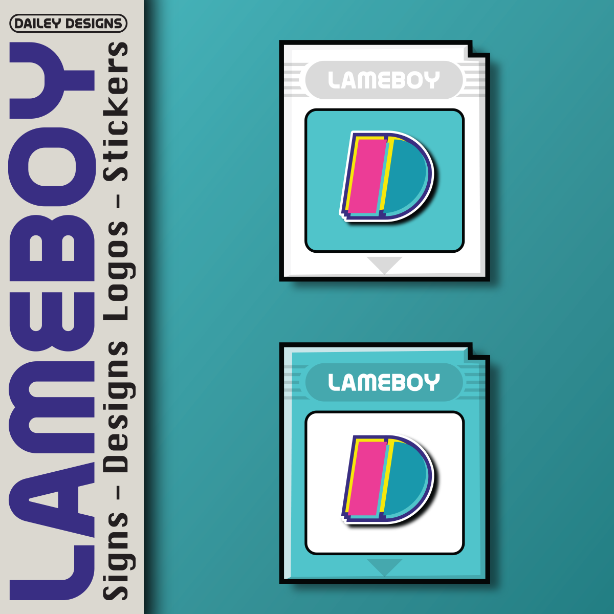 Dailey Designs Pretendo Lameboy Sticker